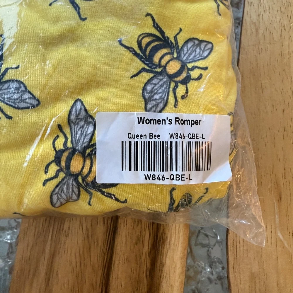 MeUndies QUEEN BEE Romper SOFT MODAL NWT Women’s Loungewear Pajama PJs Large New - Picture 12 of 12